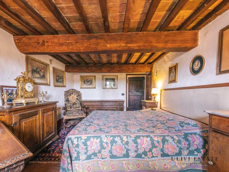 ;Ala di antico monastero ristrutturata con giardino curato - Montieri (GR), Venduto - immagine 13