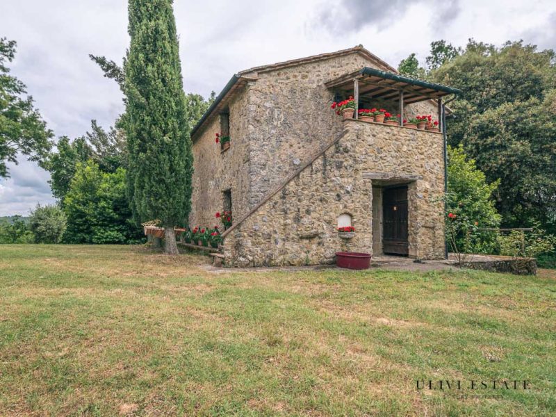 ;Ala di antico monastero ristrutturata con giardino curato - Montieri (GR), Venduto - immagine 29
