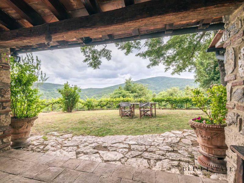 ;Ala di antico monastero ristrutturata con giardino curato - Montieri (GR), Venduto - immagine 23
