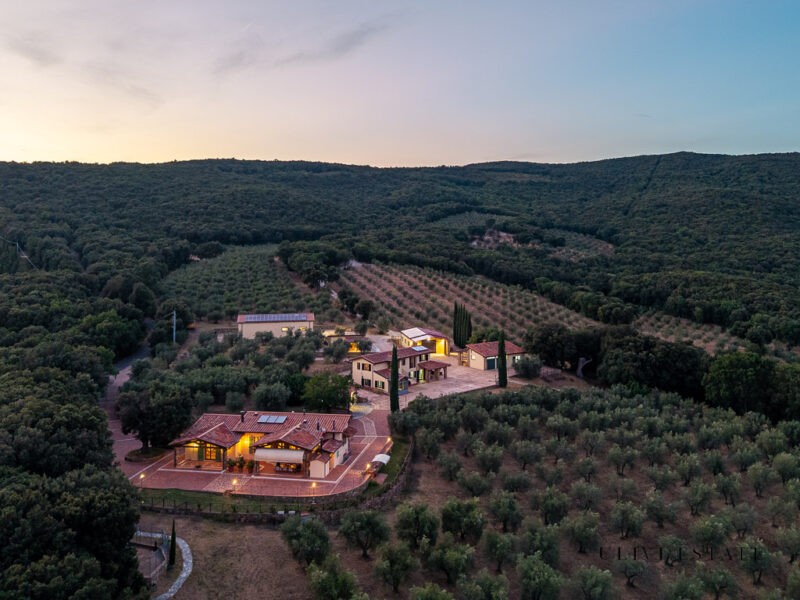 La Tabina, residenza di prestigio con tenuta e frantoio - Massa Marittima (GR)