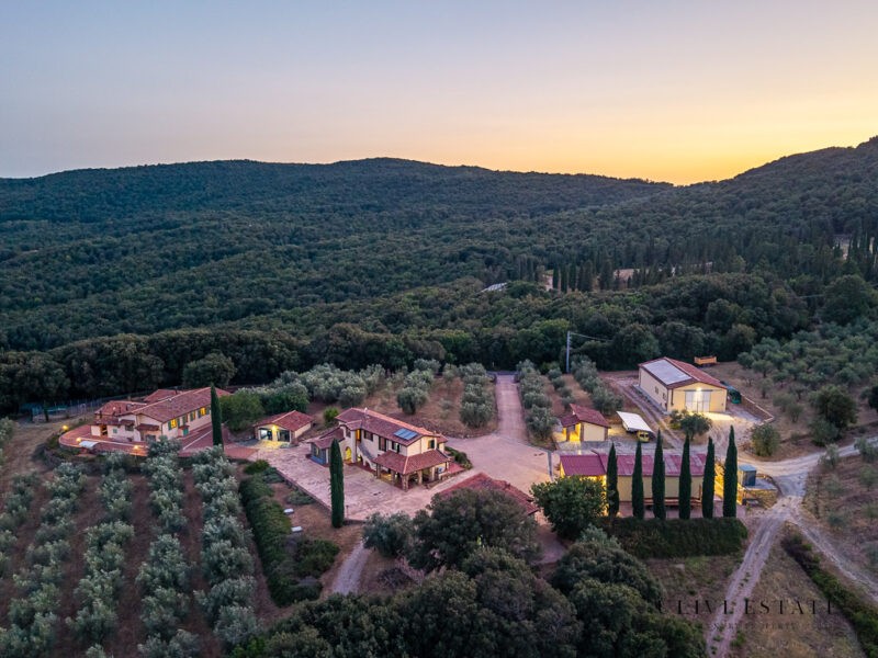 Alternative view of La Tabina, residenza di prestigio con tenuta e frantoio - Massa Marittima (GR)